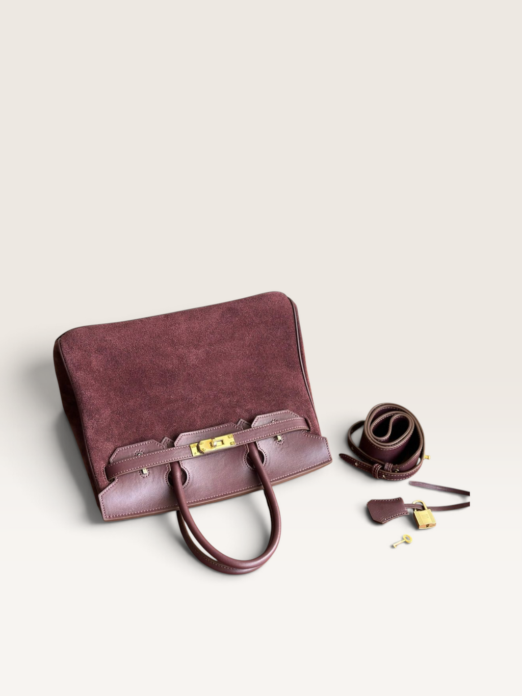 LE SABOT - Suède Burgundy