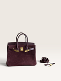LE SABOT - Suède Burgundy