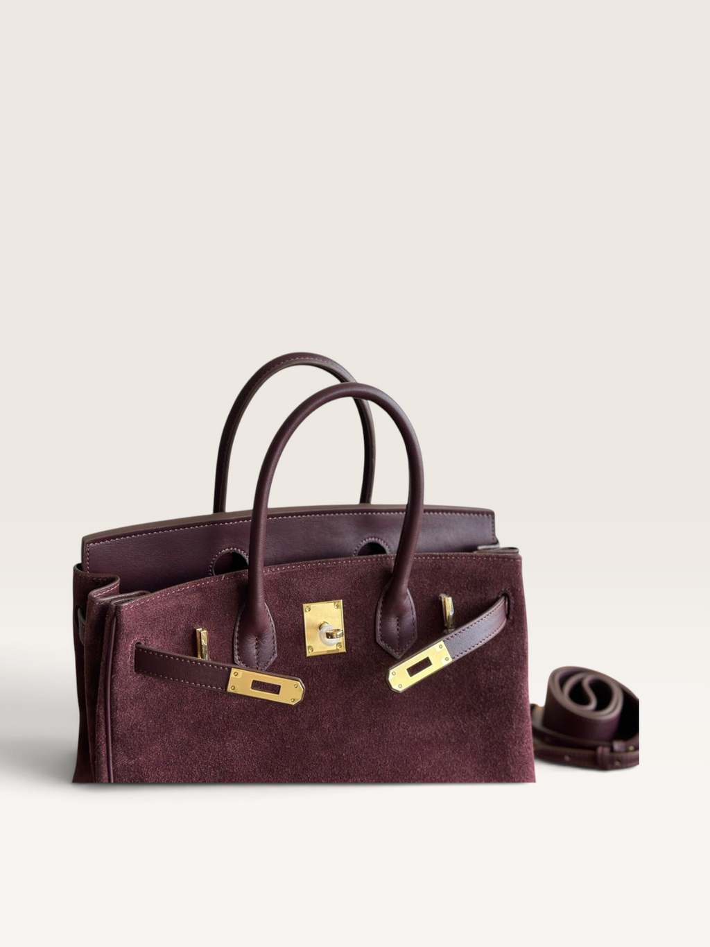 LE SABOT - Suède Burgundy