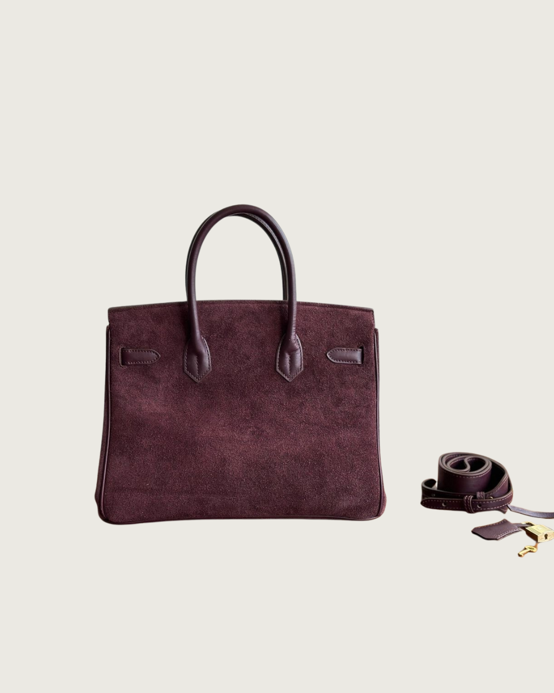 LE SABOT - Suède Burgundy