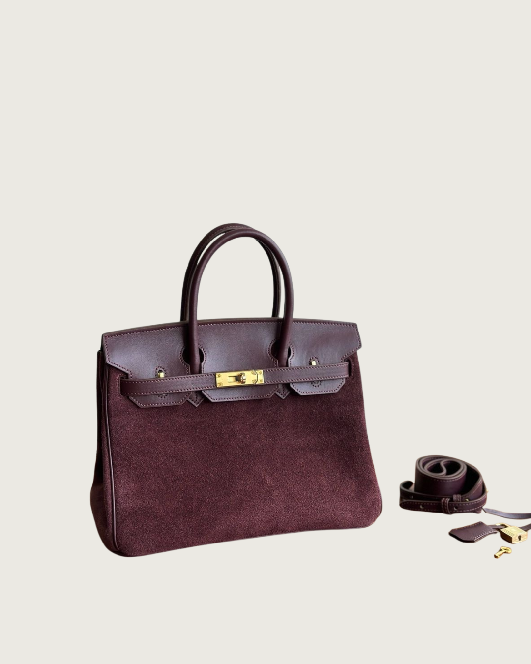 LE SABOT - Suède Burgundy