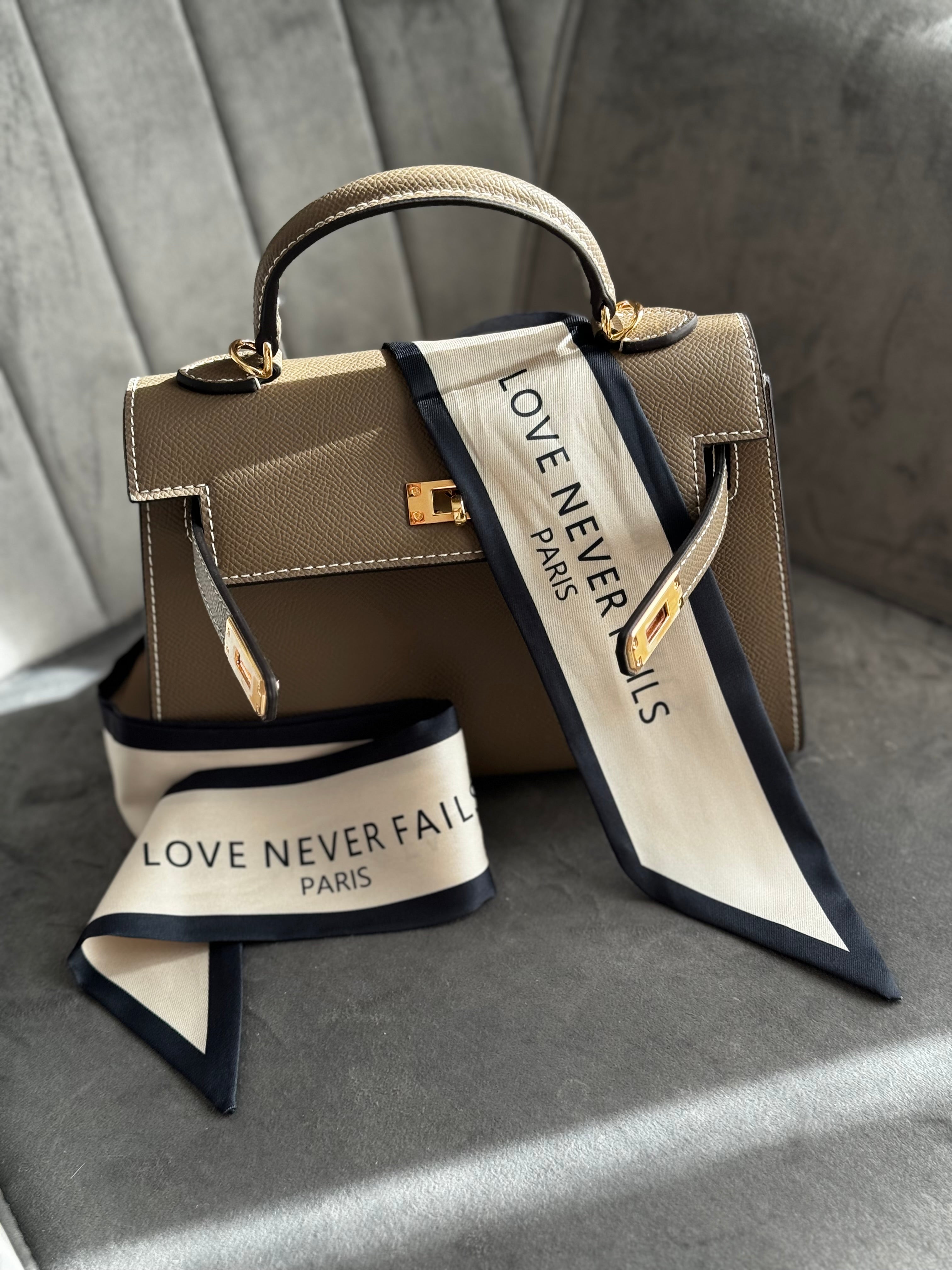 Love Never Fails Crème Scarf